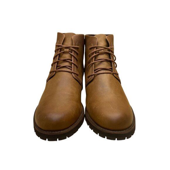 Velez Men’s Brown Leather Lace-Up Rugged Sole Artisan Ankle Boots  Size 43 main image 10